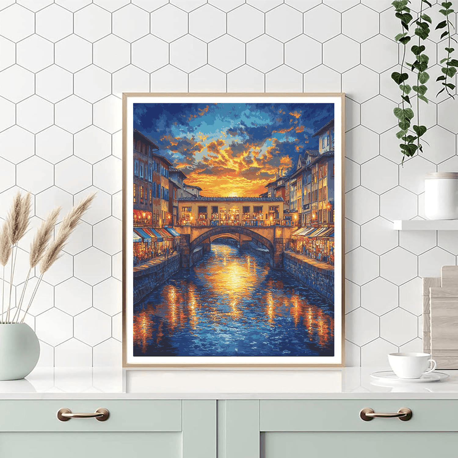 Ponte Vecchio - Florence Painting Number Kit