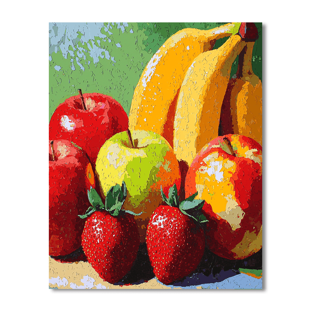 Warhol Inspired Pop Art Fruit Fiesta - DIY Painting By Numbers Kit