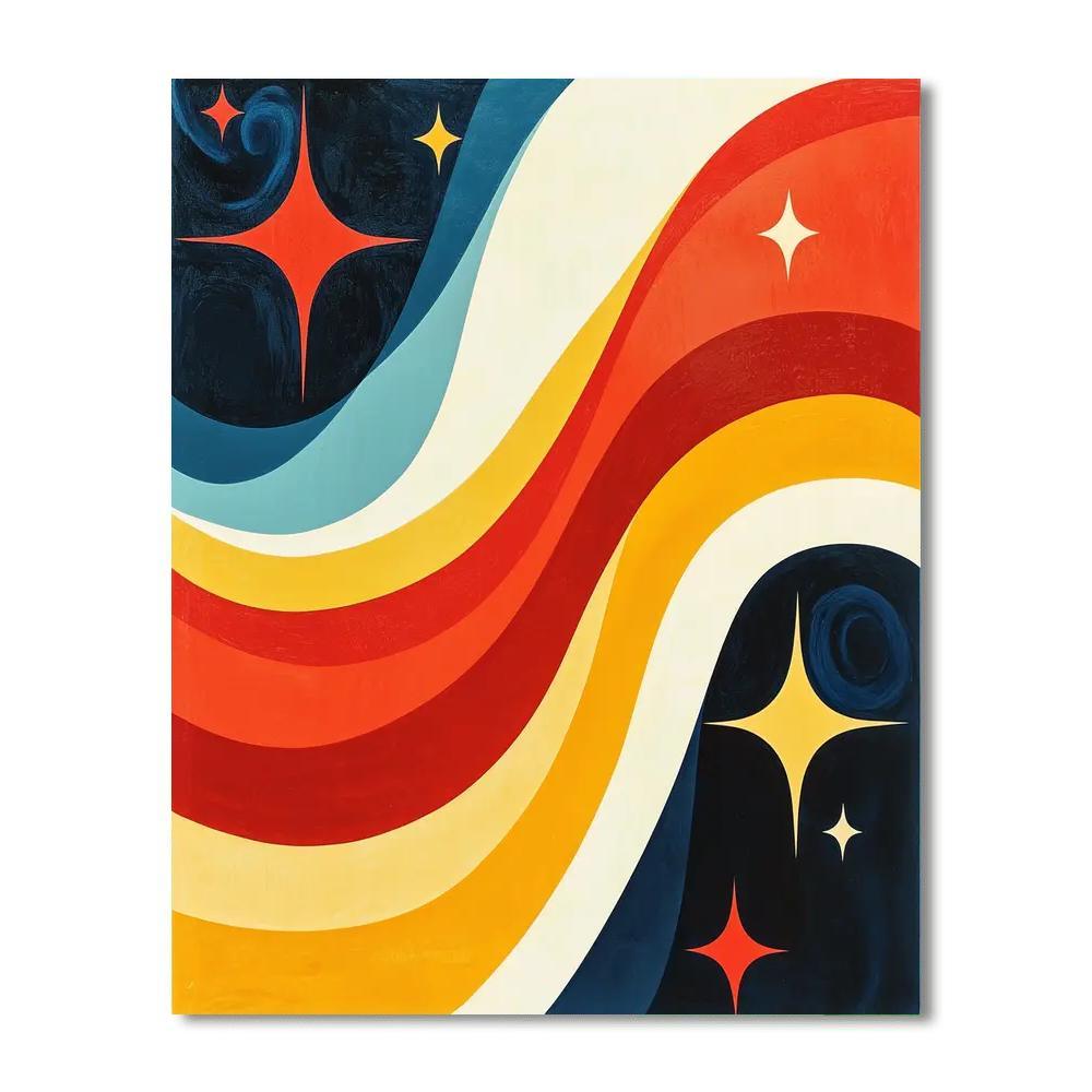 Joan Miró Inspired Dreamscape Whispers  Numbered Painting Kits