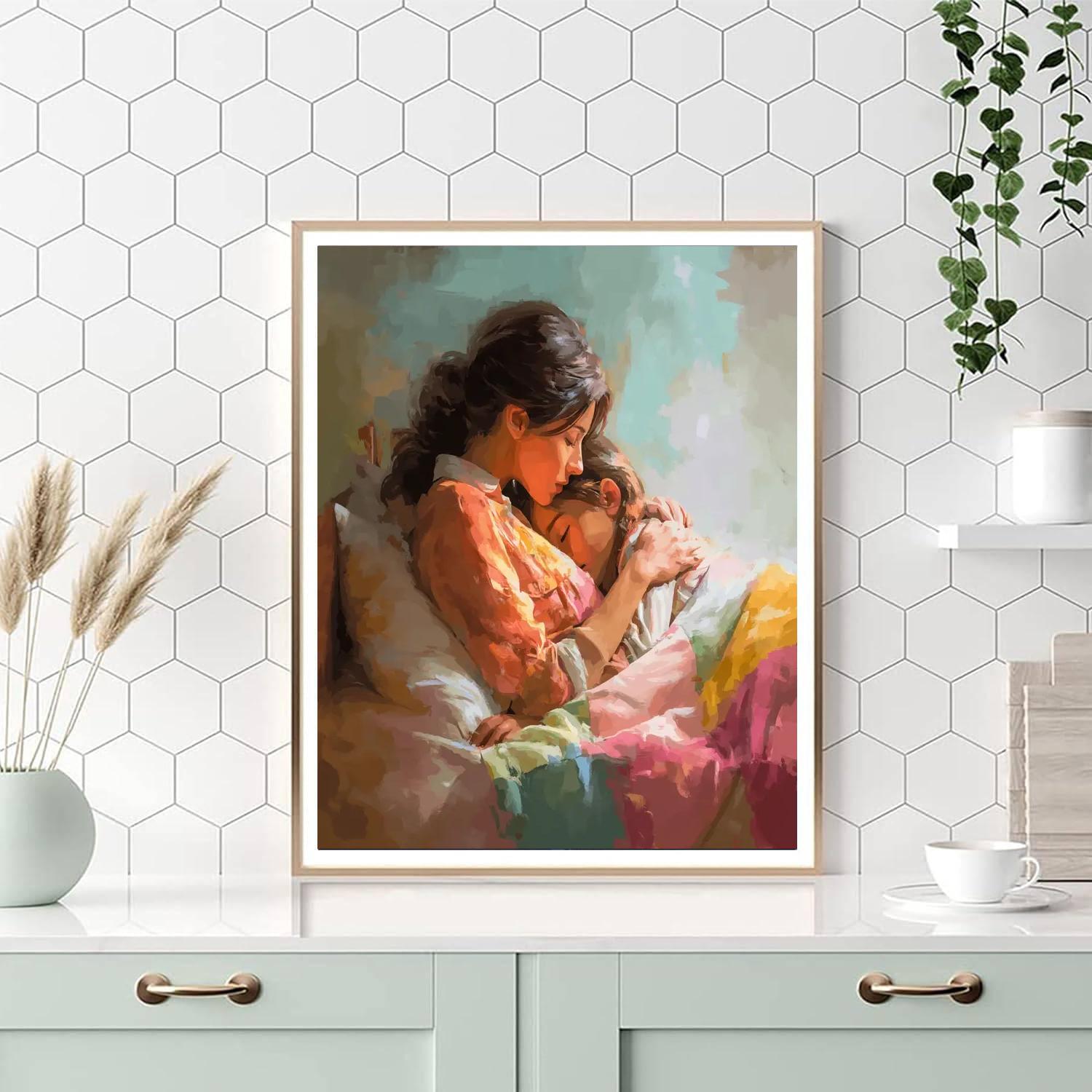 A Cuddle Under The Blanket Paint By Color