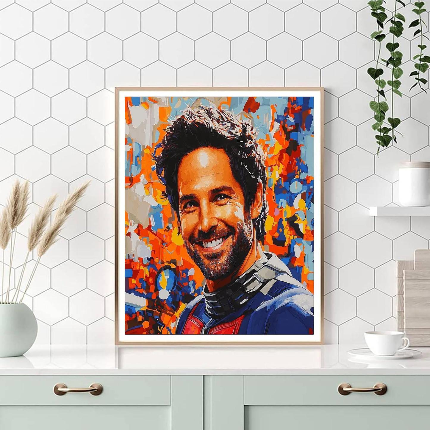 Paul Rudd: The Charm Of Ant-man Paint By Numbers Kits