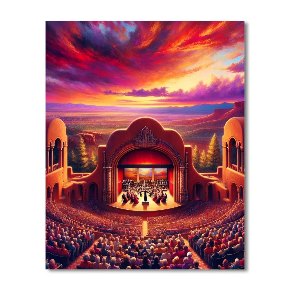 Santa Fe Opera Season - Usa DIY Paint By Numbers