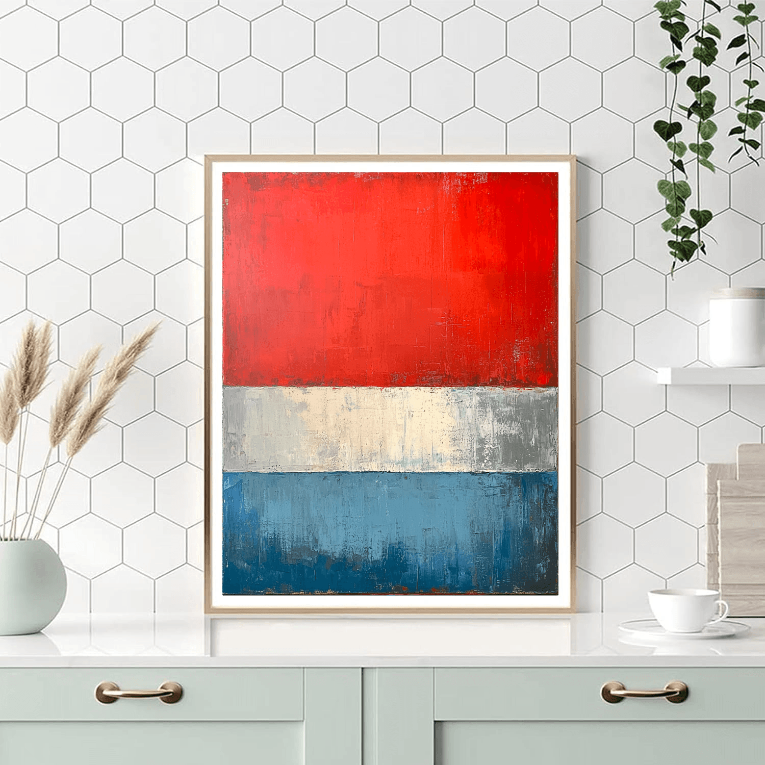 Mark Rothko Inspired Melancholy Harmony  Painting By Numbers Kit