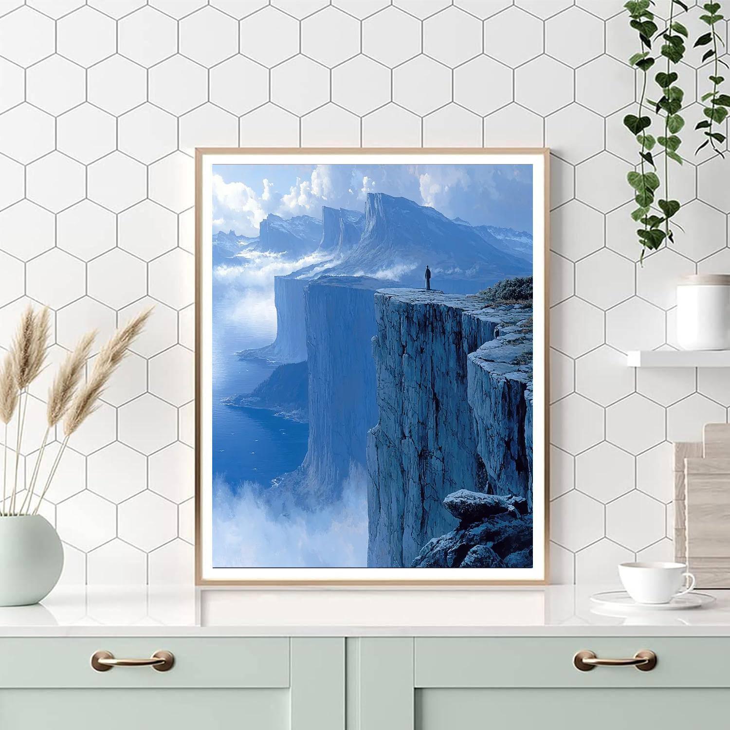 Caspar David Friedrich Inspired Nordic Landscape Enchantment  Painting By Numbers Kit