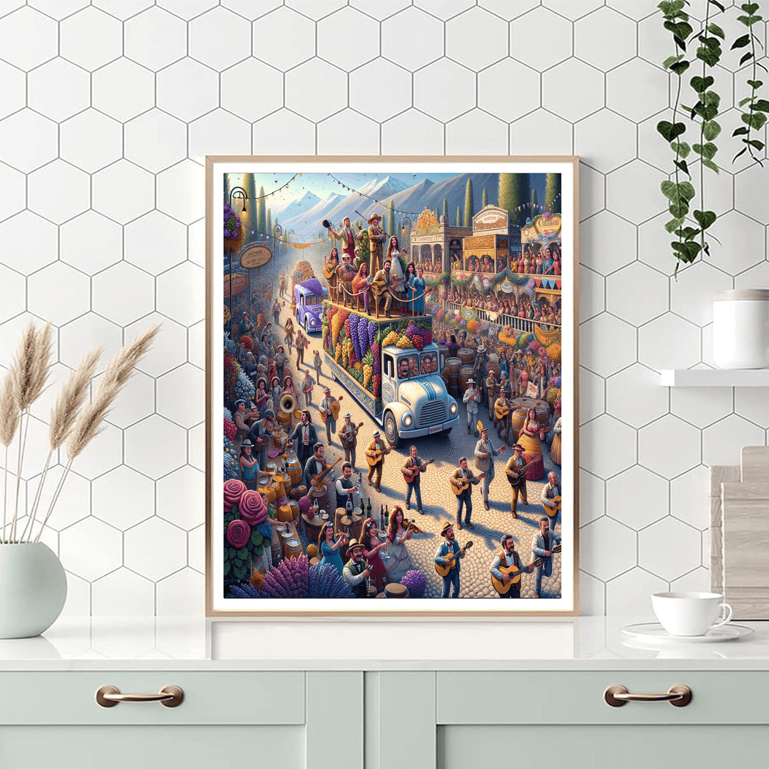 Fiesta Nacional De La Vendimia - Argentina Paint By Number