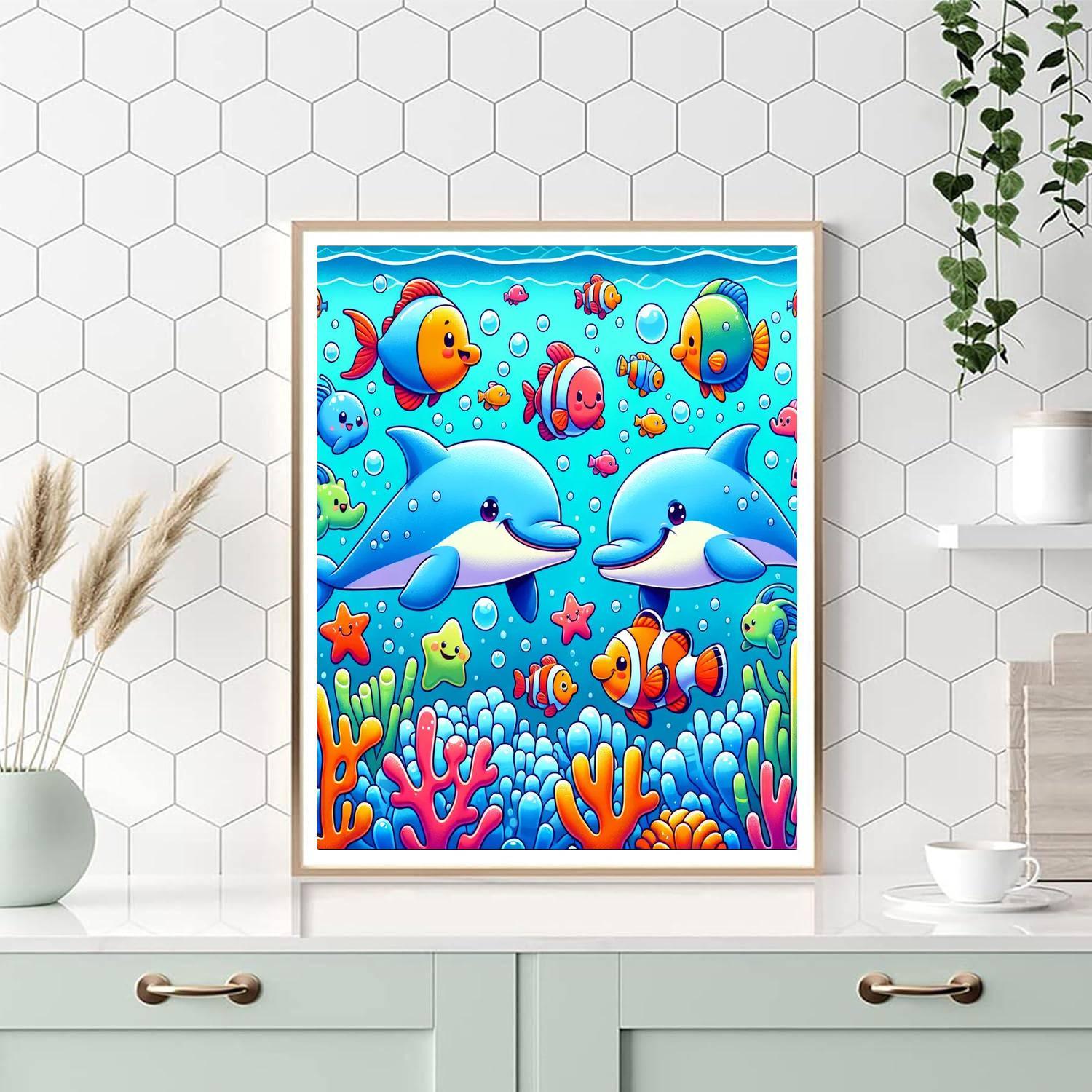 Exploring The Deep Blue Sea Paint By Color