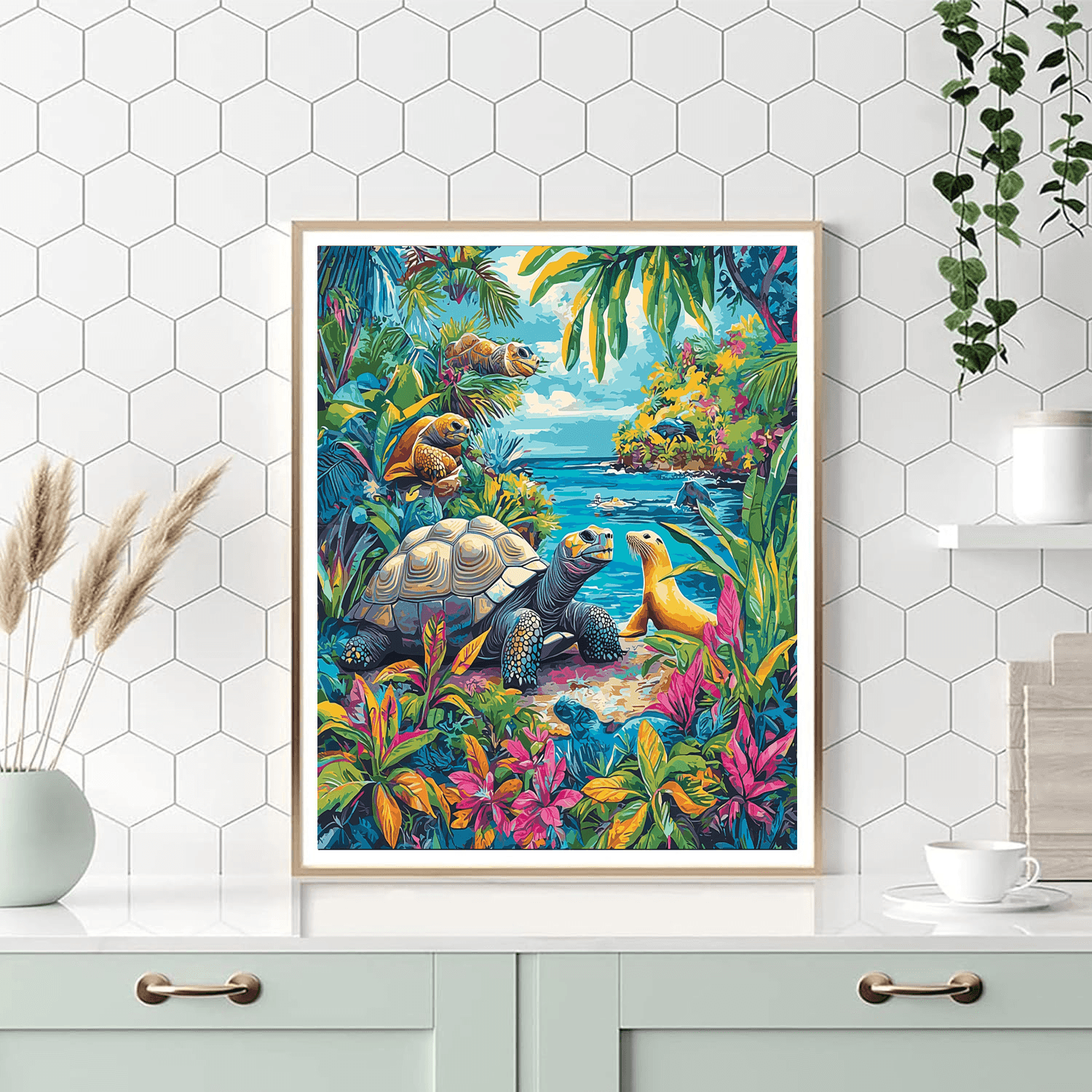 Galapagos Islands Wildlife Paint By Numbers Kits