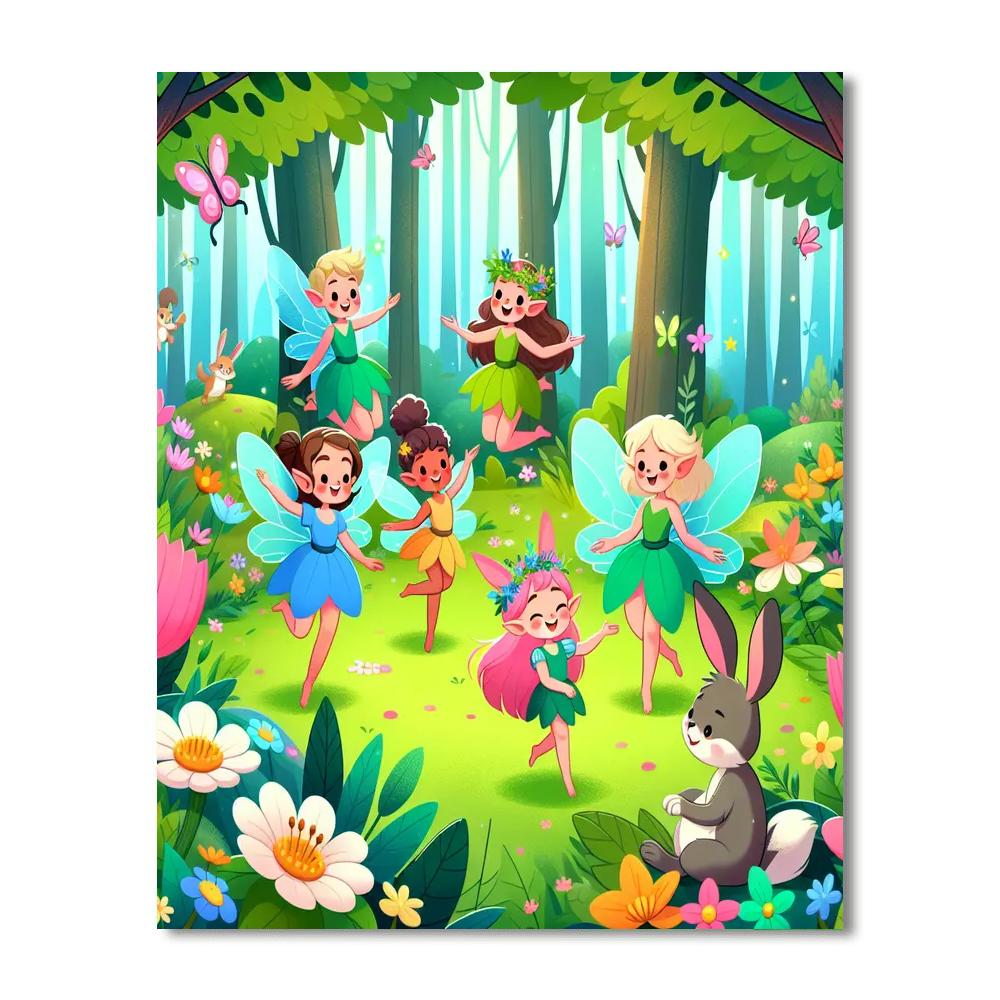 Adventure In Magical Forest Numbered Painting Kits