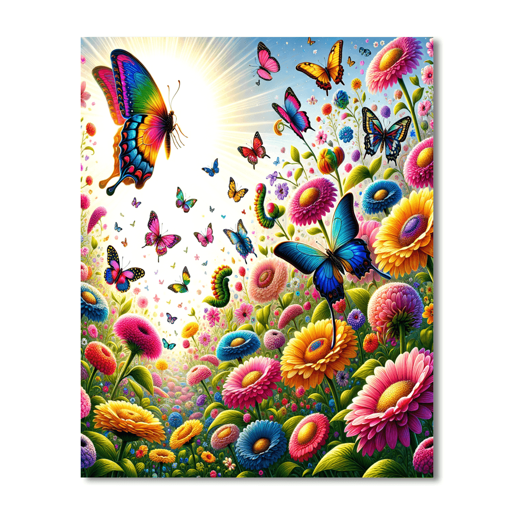 Butterfly's Ballet Paint By Numbers