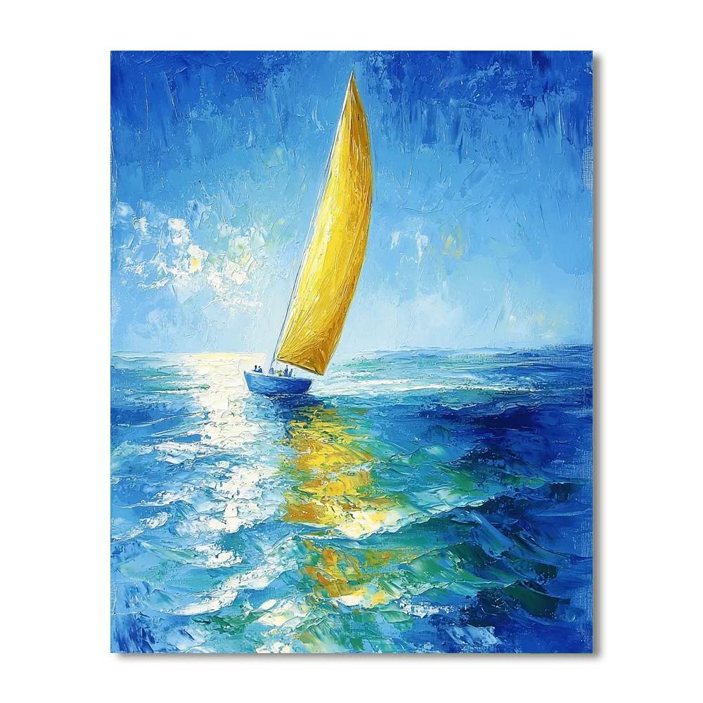 Sailing Into Memories Painting Number Kit