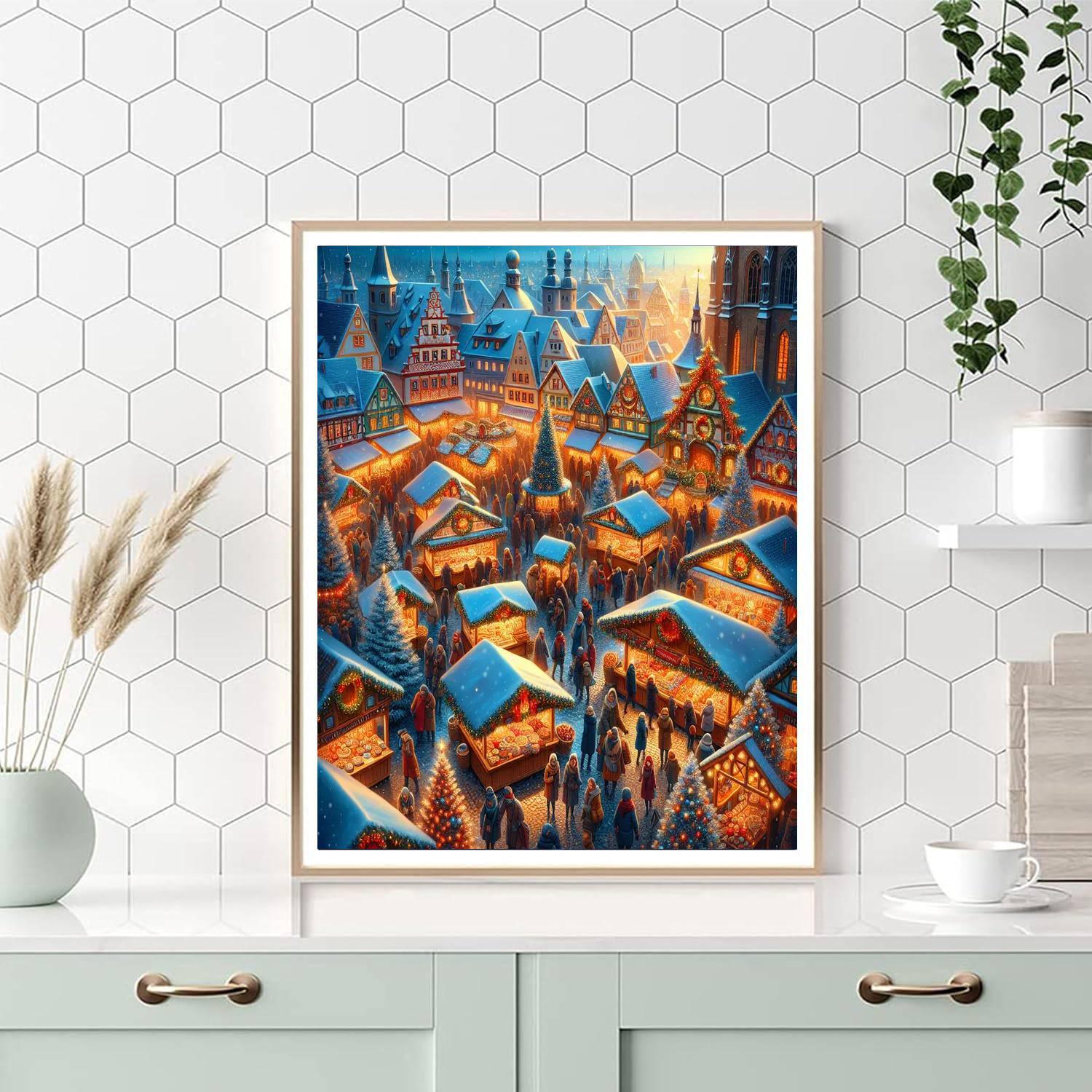 Christmas Markets - Germany Paint By Numbers Art