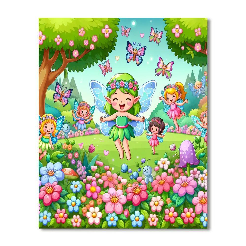 Creative Fairy Garden Numbered Painting Kits