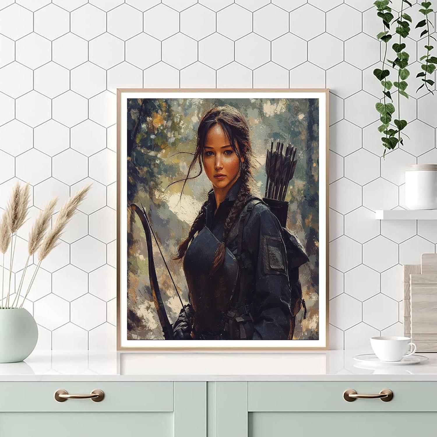Jennifer Lawrence: The Spark Of Everlasting Resilience Numbered Painting Kits