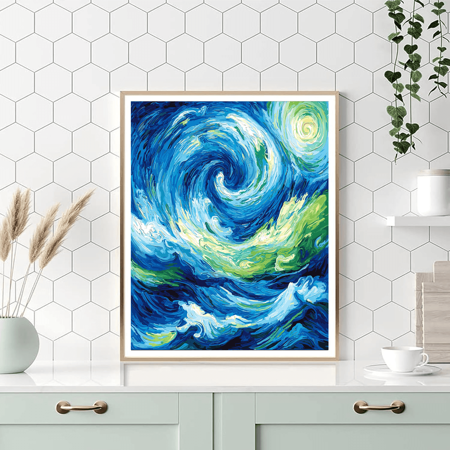 Vincent Van Gogh Inspired Oceanic Dreams  Paint By Numbers Kits