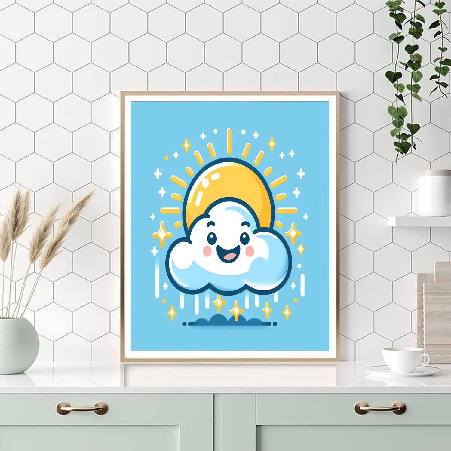 Sunny Cloud Numbered Painting Kits