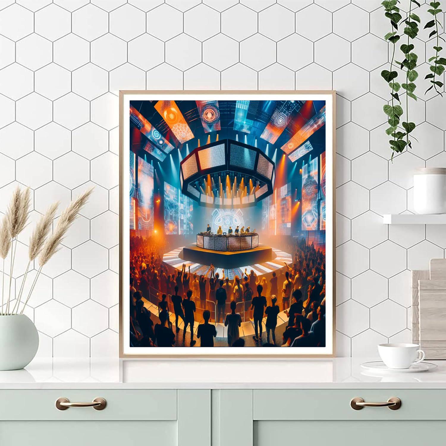 Sonar Festival Paint By Numbers Art