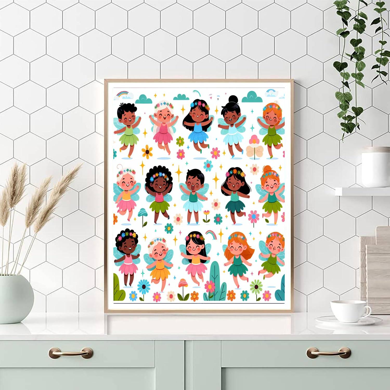 Artistic Fairies Numbered Painting Kits