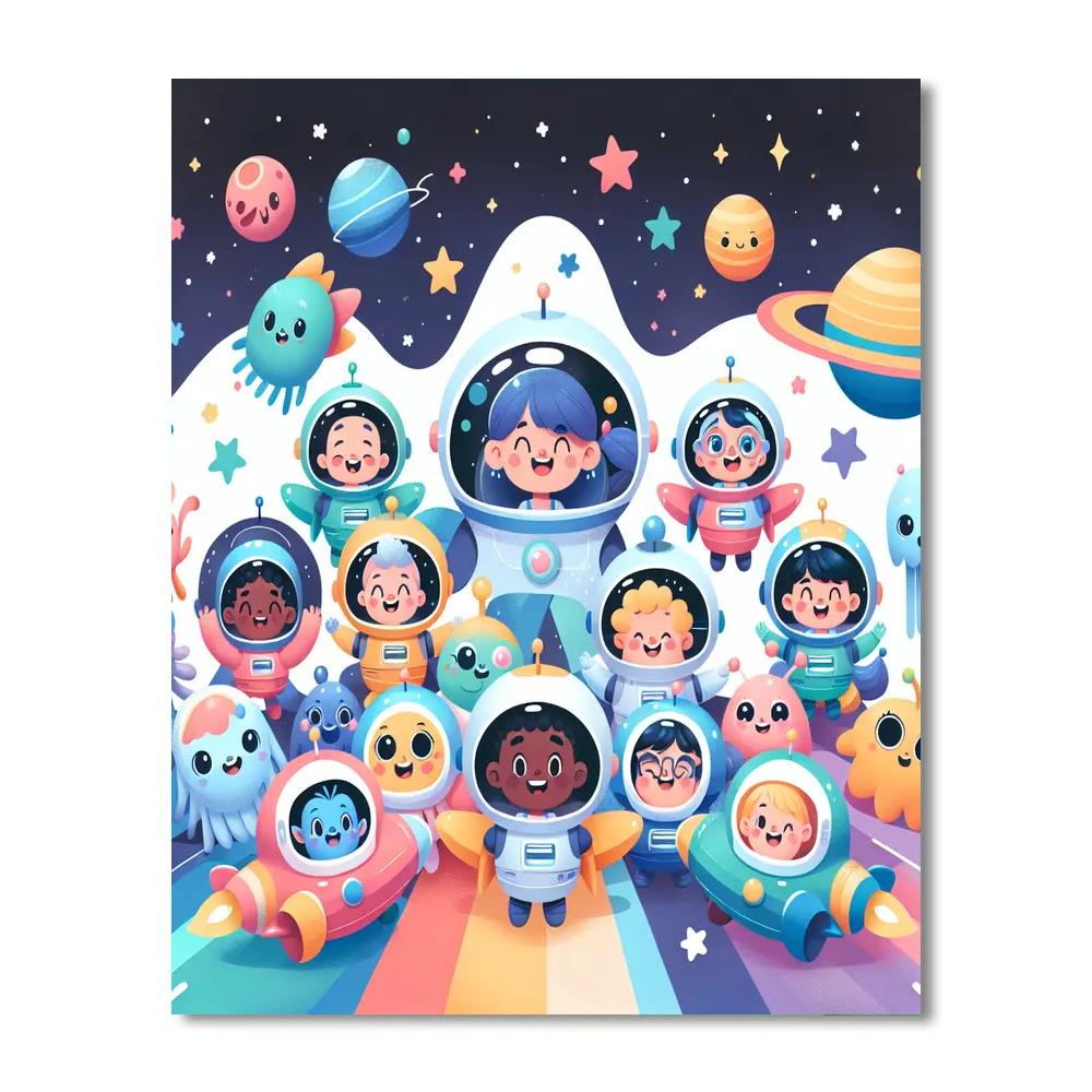 Creative Space Journey Paint By Numbers