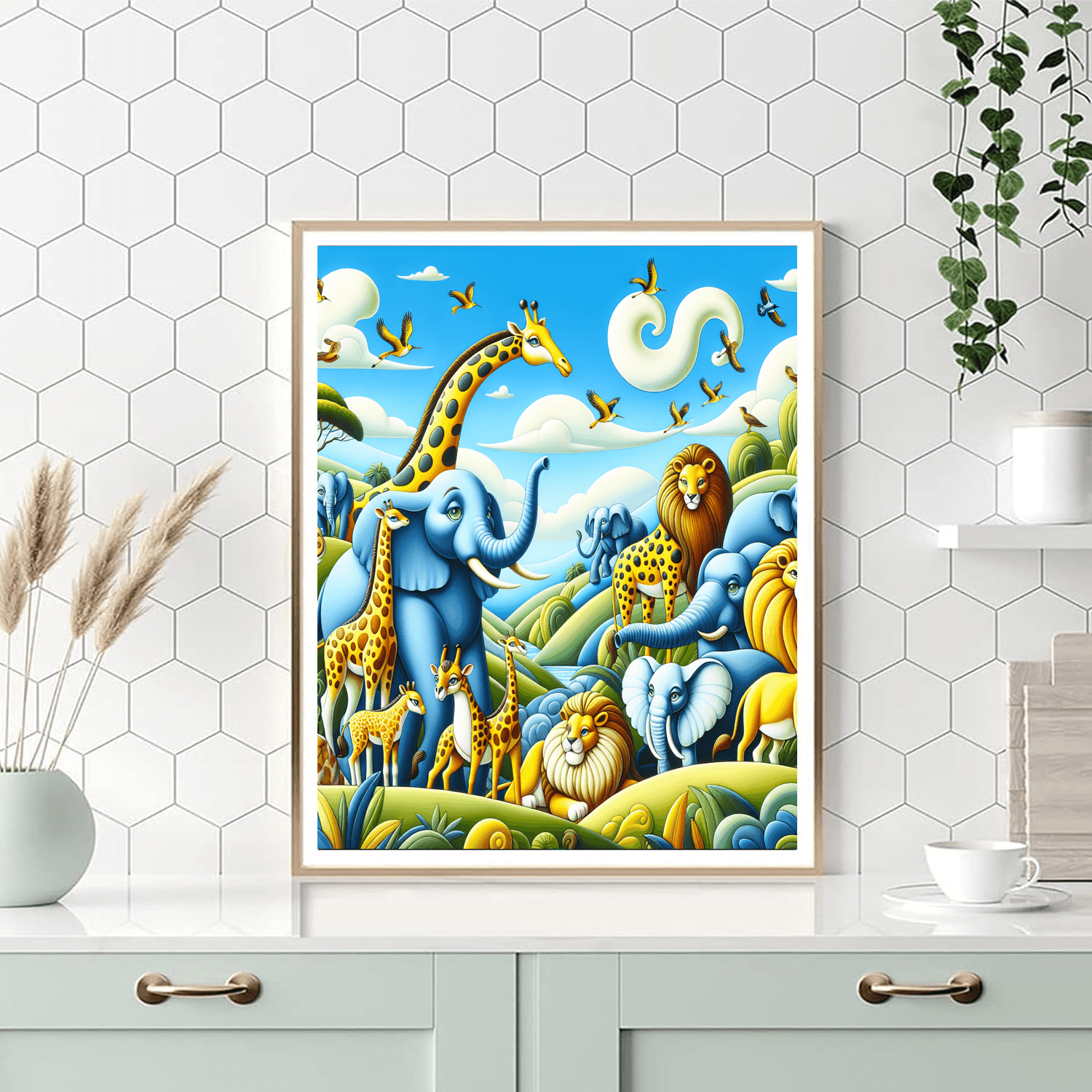 Whimsical Safari Journey Numbered Painting Kits