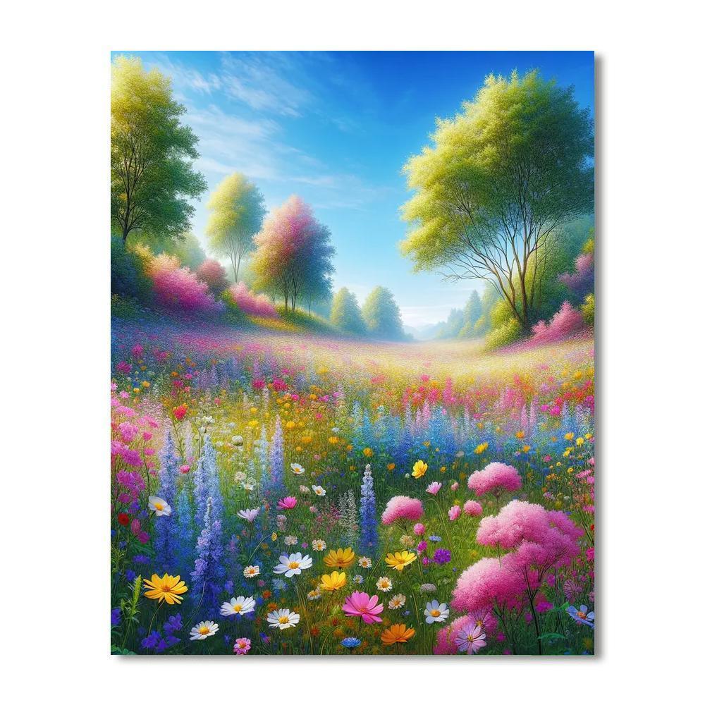Serene Meadow Retreat Paint By Numbers Kits