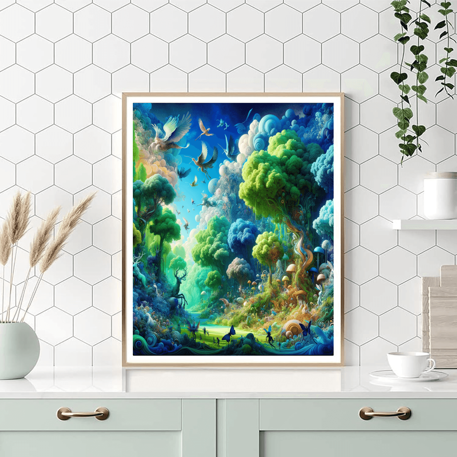 Magical Forest Whimsy Paint By Number