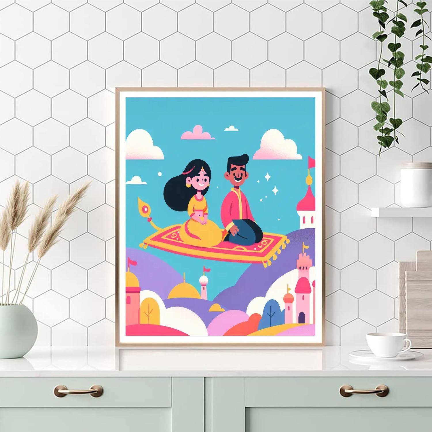 Magic Carpet Adventure Paint By Number