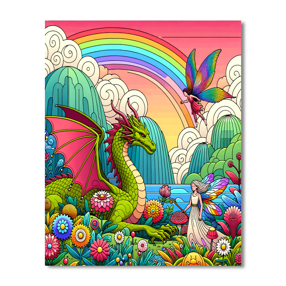 Adventure In Fantasy Lands Paint By Numbers Kits