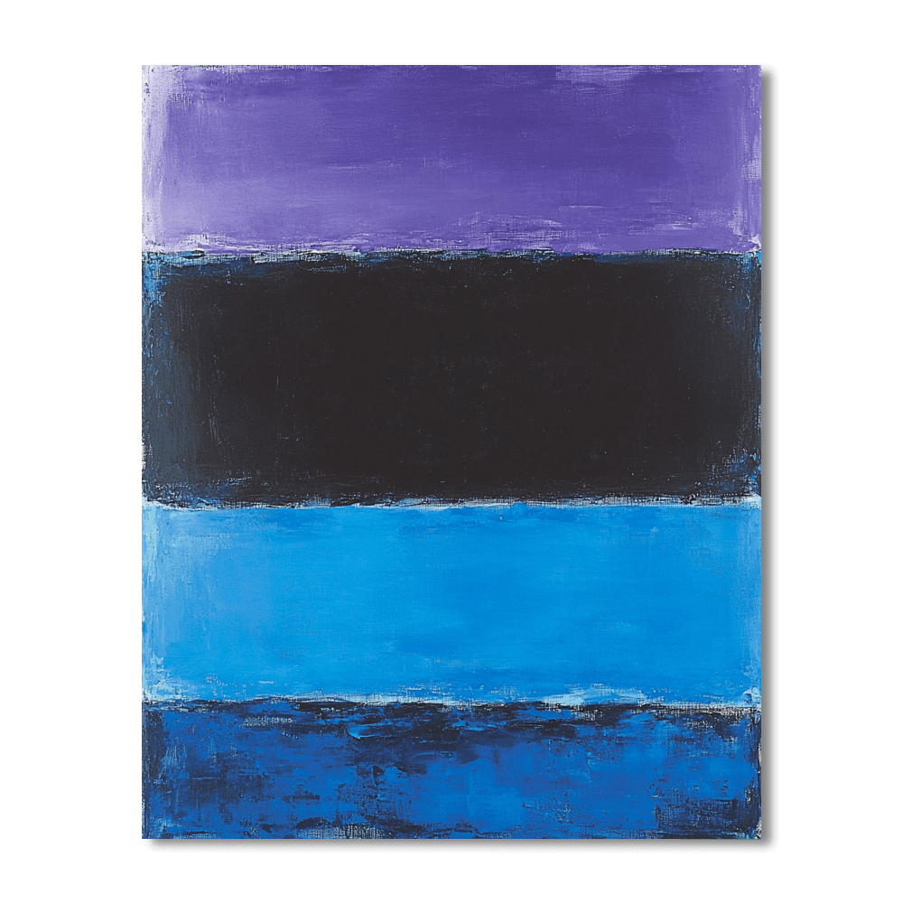 Mark Rothko Inspired Rothko's Celestial Layers  Paint By Numbers Art