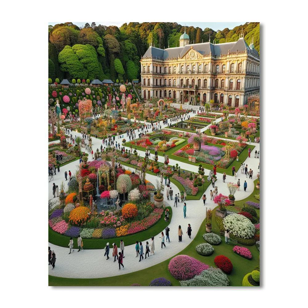 Hampton Court Palace Flower Show - England Paint By Numbers Art
