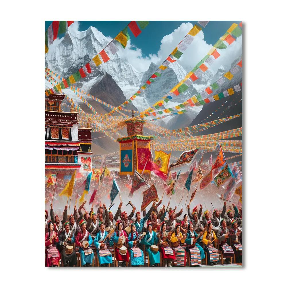 Tibet Festival - China Number Painting