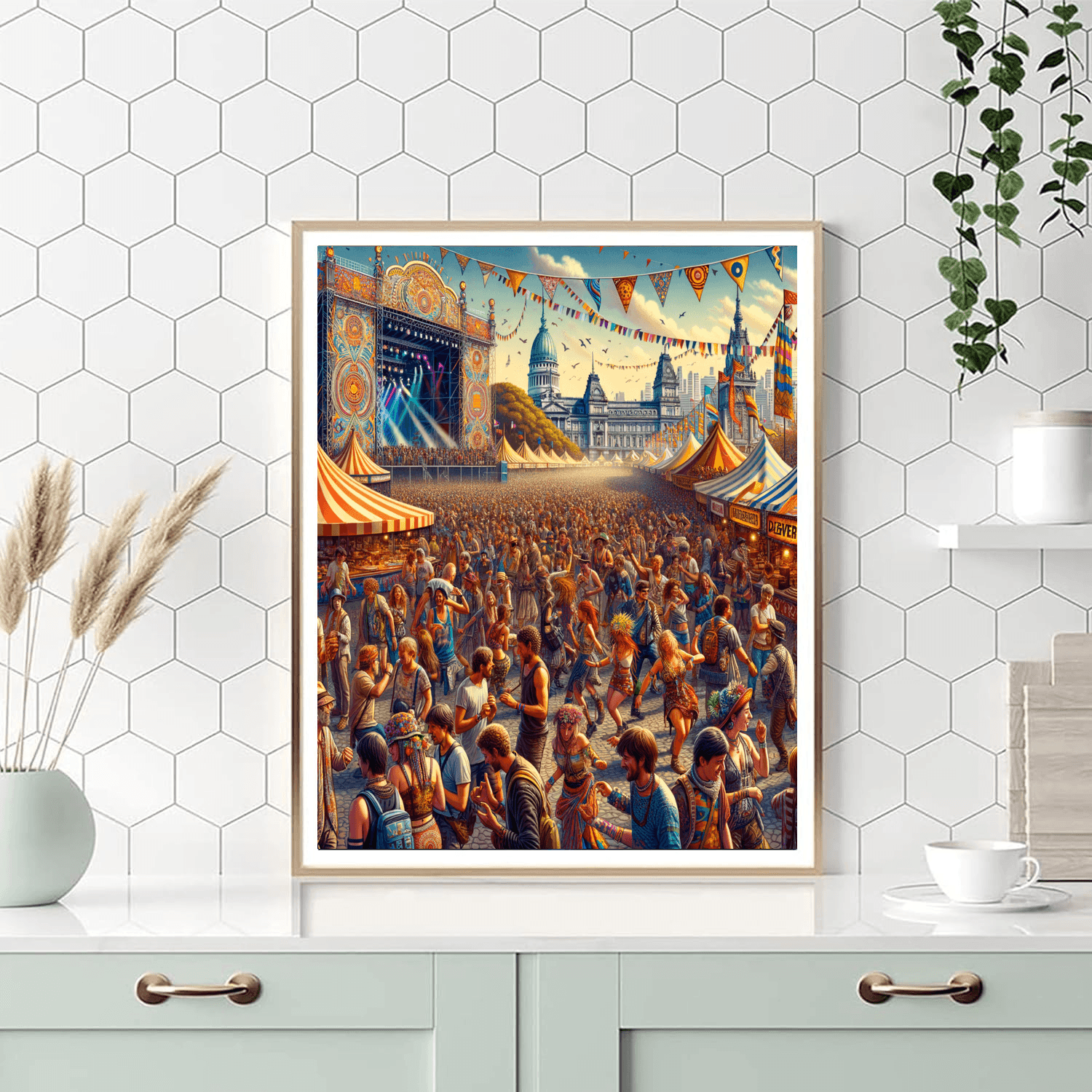 Lollapalooza Argentina Number Painting