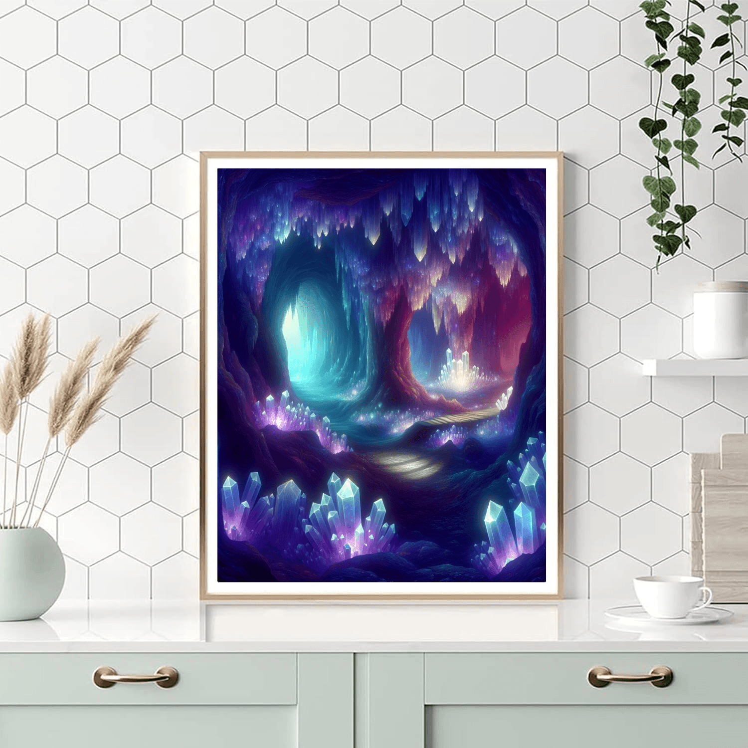 Ethereal Cavern Paint By Numbers Art