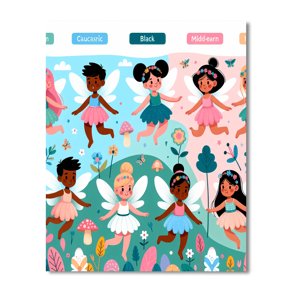 Fantastic Fairyland Frolic DIY Paint By Numbers