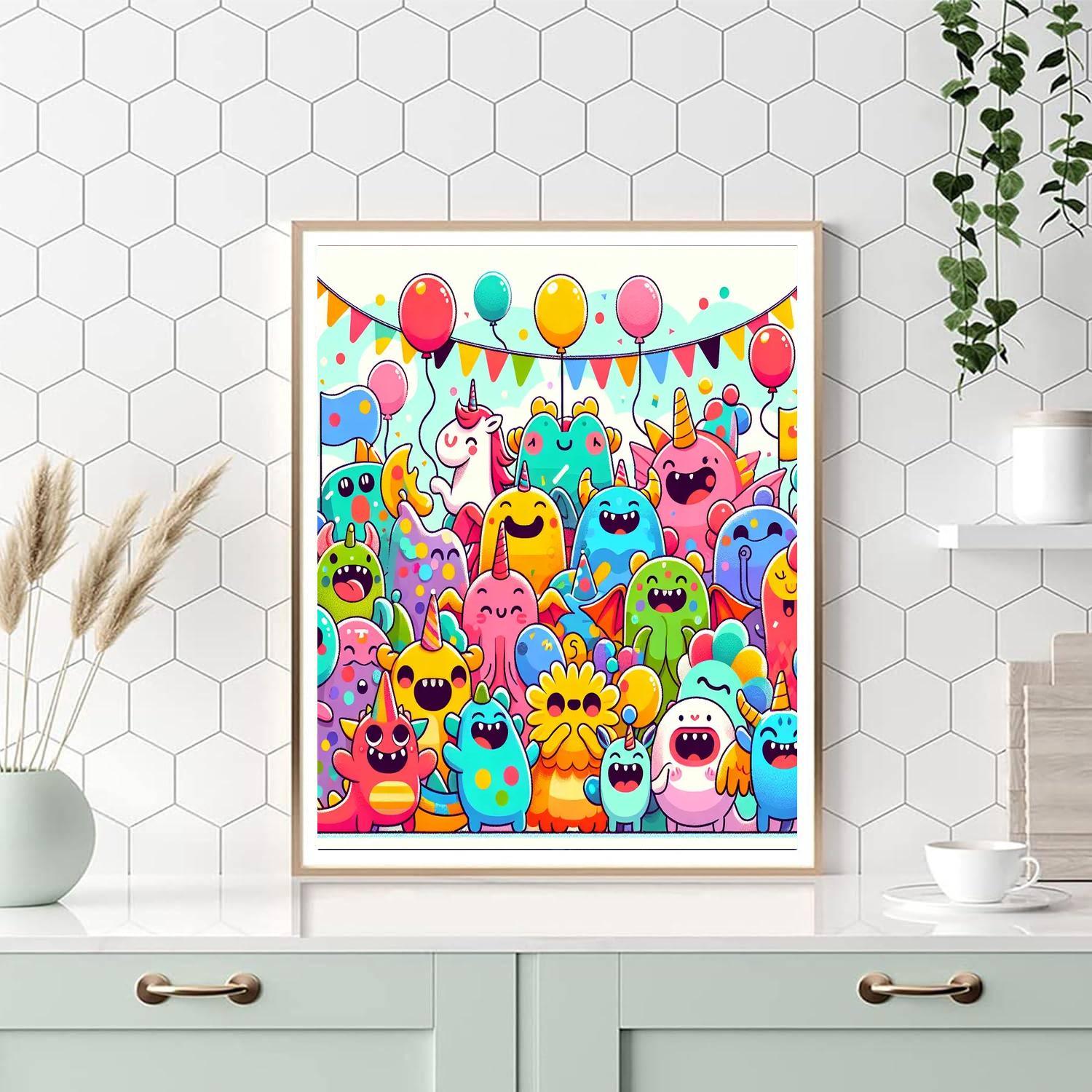 Fantastic Creature Parade Painting By Numbers Kit