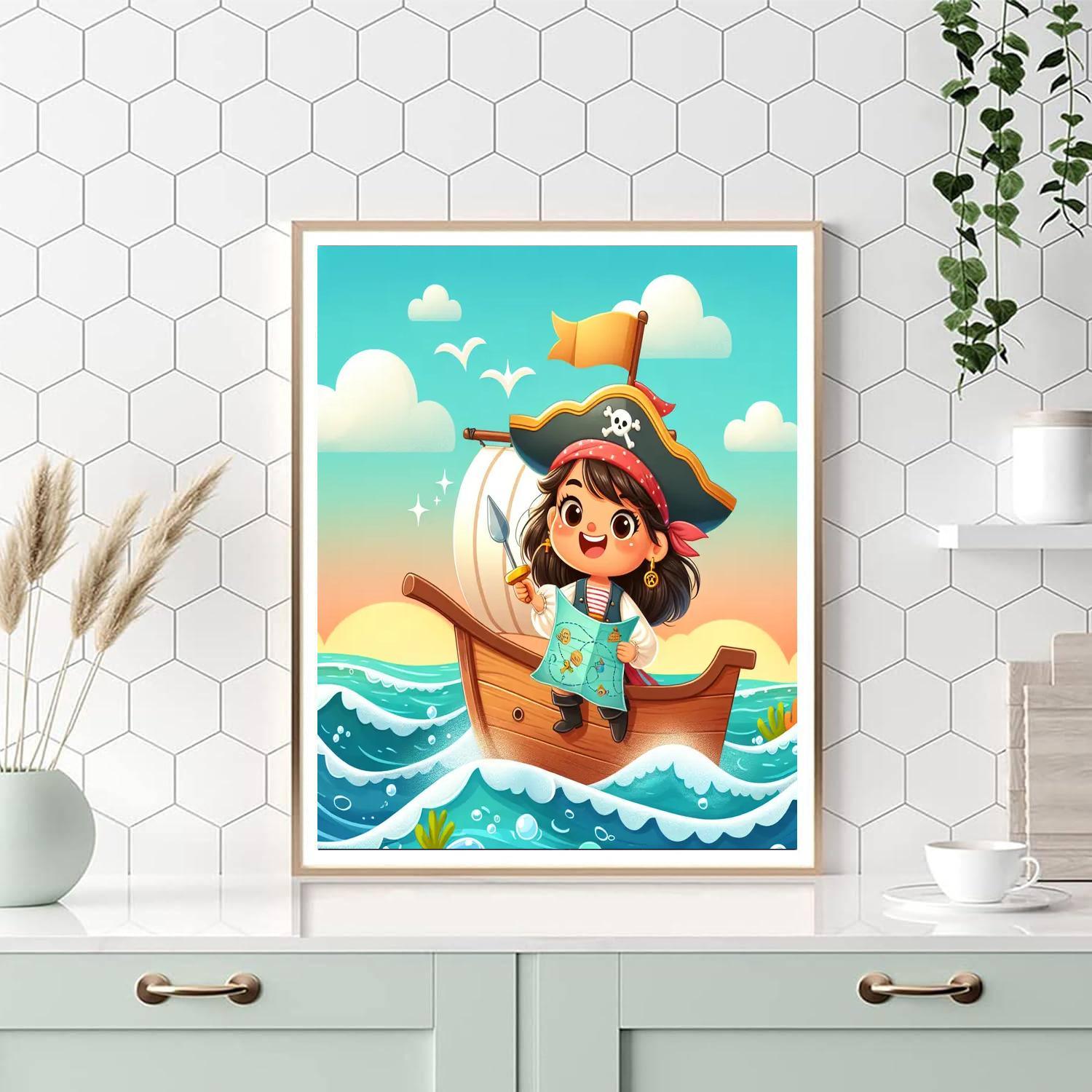 Pirate Ship Expedition Paint By Number
