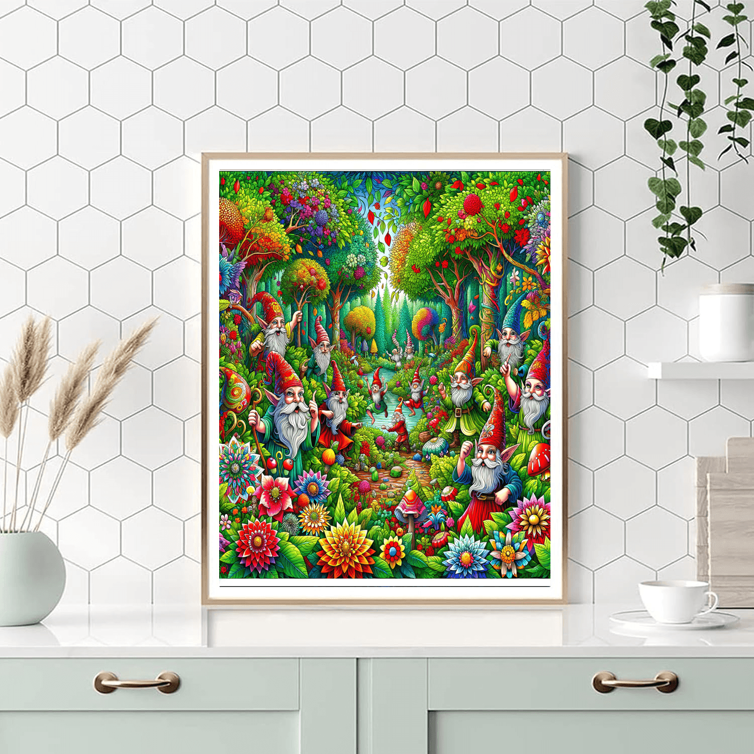 Folk Tale Forest DIY Paint By Numbers