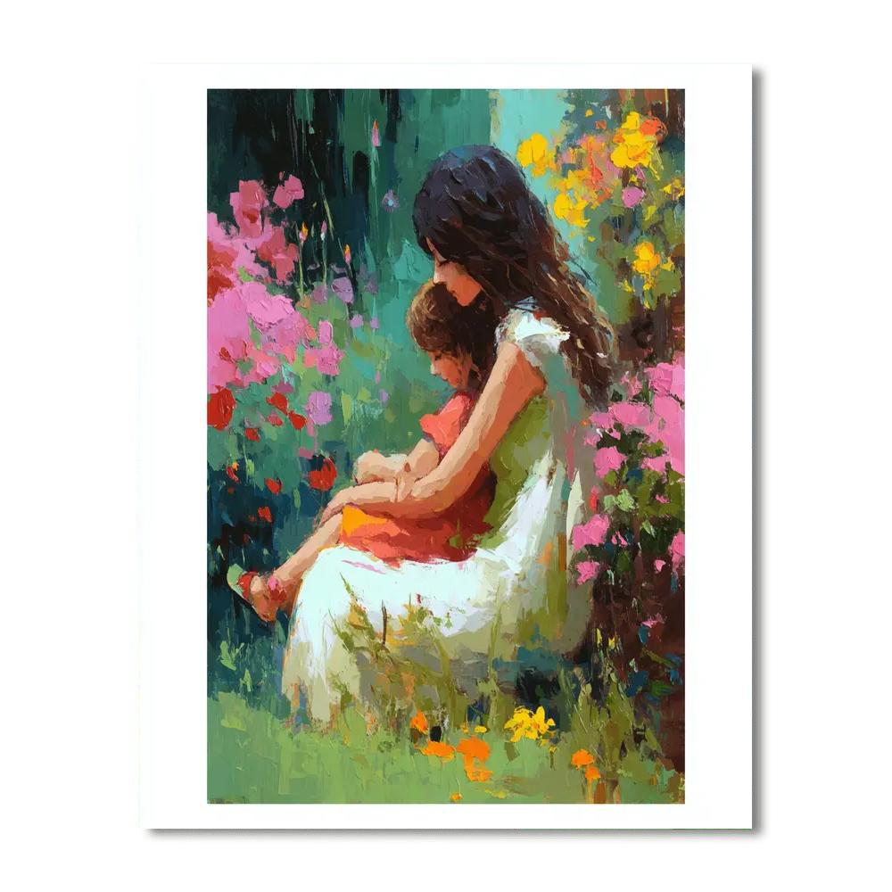 A Hug In The Garden Paint By Color