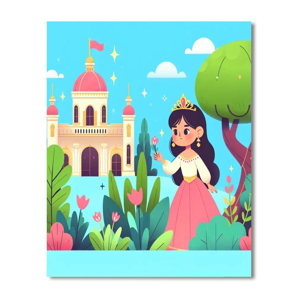 Princess's Royal Adventure Painting Number Kit