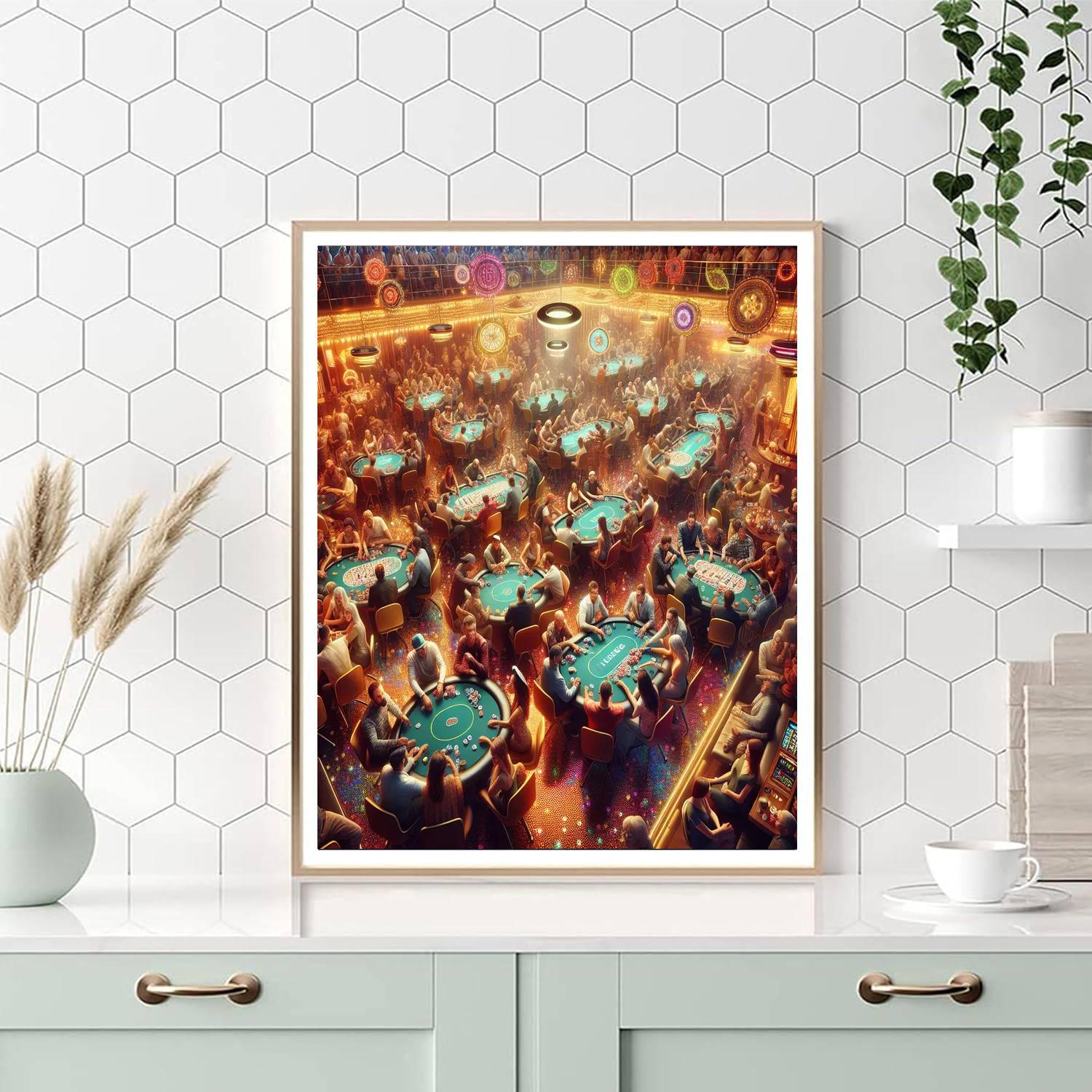 World Series Of Poker - Usa Painting Number Kit