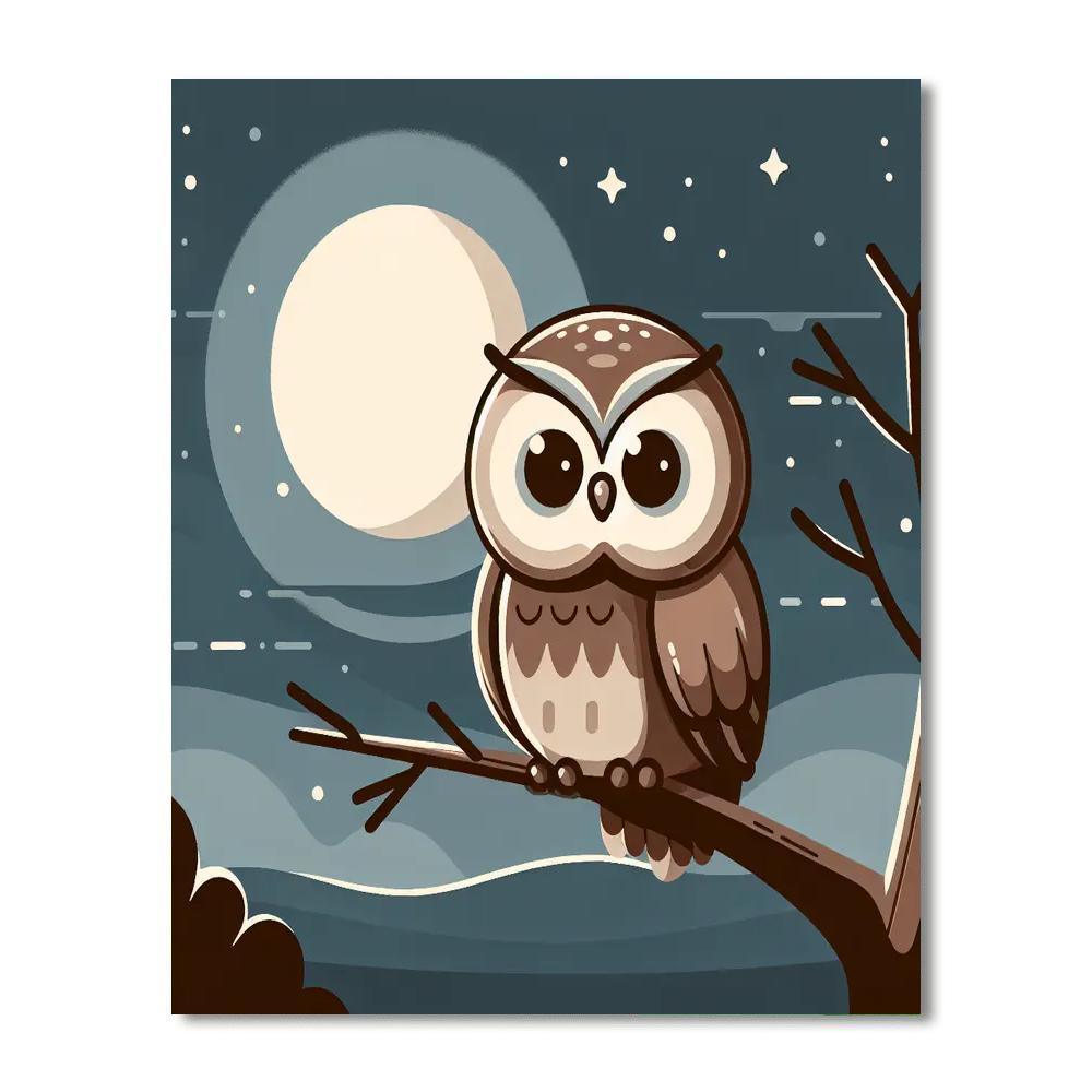 Curious Owl Wisdom Paint By Numbers Kits