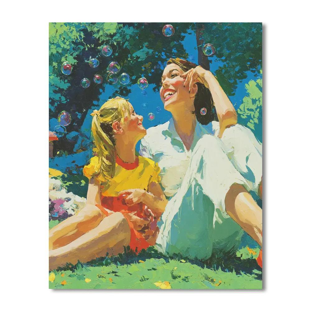 Bond Of Laughter Number Painting