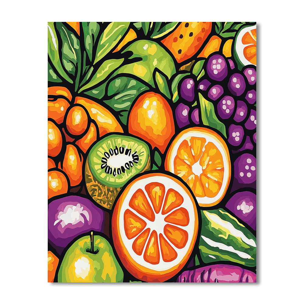 Henri Matisse Inspired Matisse's Joyful Harvest  Painting By Numbers Kit