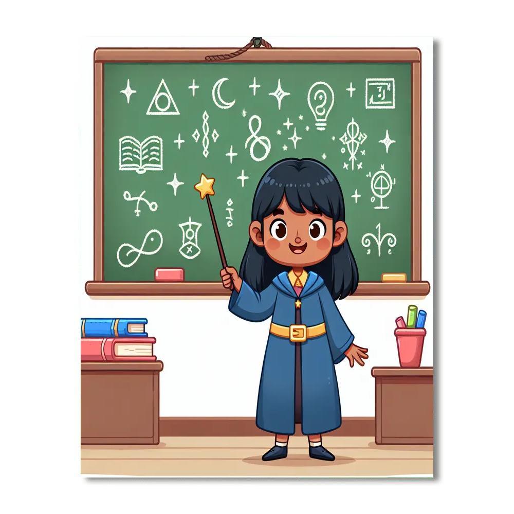 Magic School Of Sorcery Paint By Numbers Kits