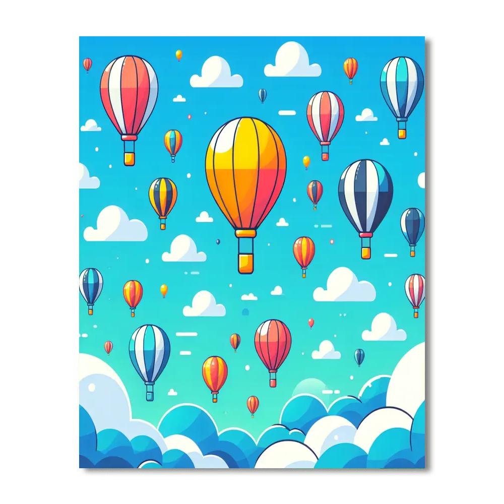 Sky High Painting Number Kit