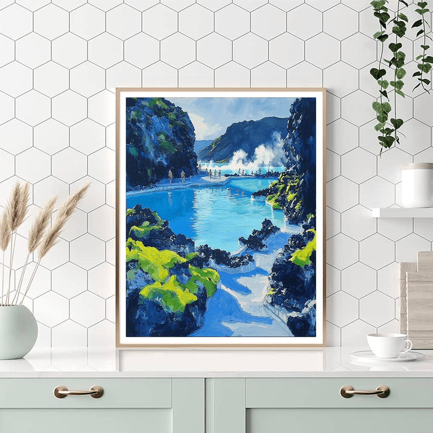The Blue Lagoon DIY Paint By Numbers