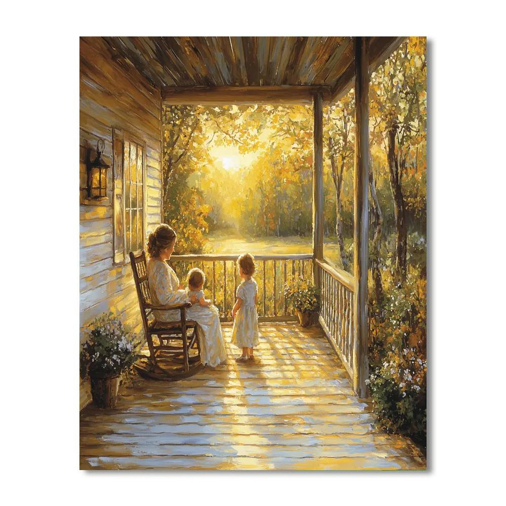 The Embrace Of Morning Light Paint By Numbers Kits