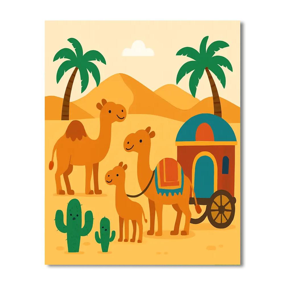 Desert Safari Expedition Paint By Numbers Kits