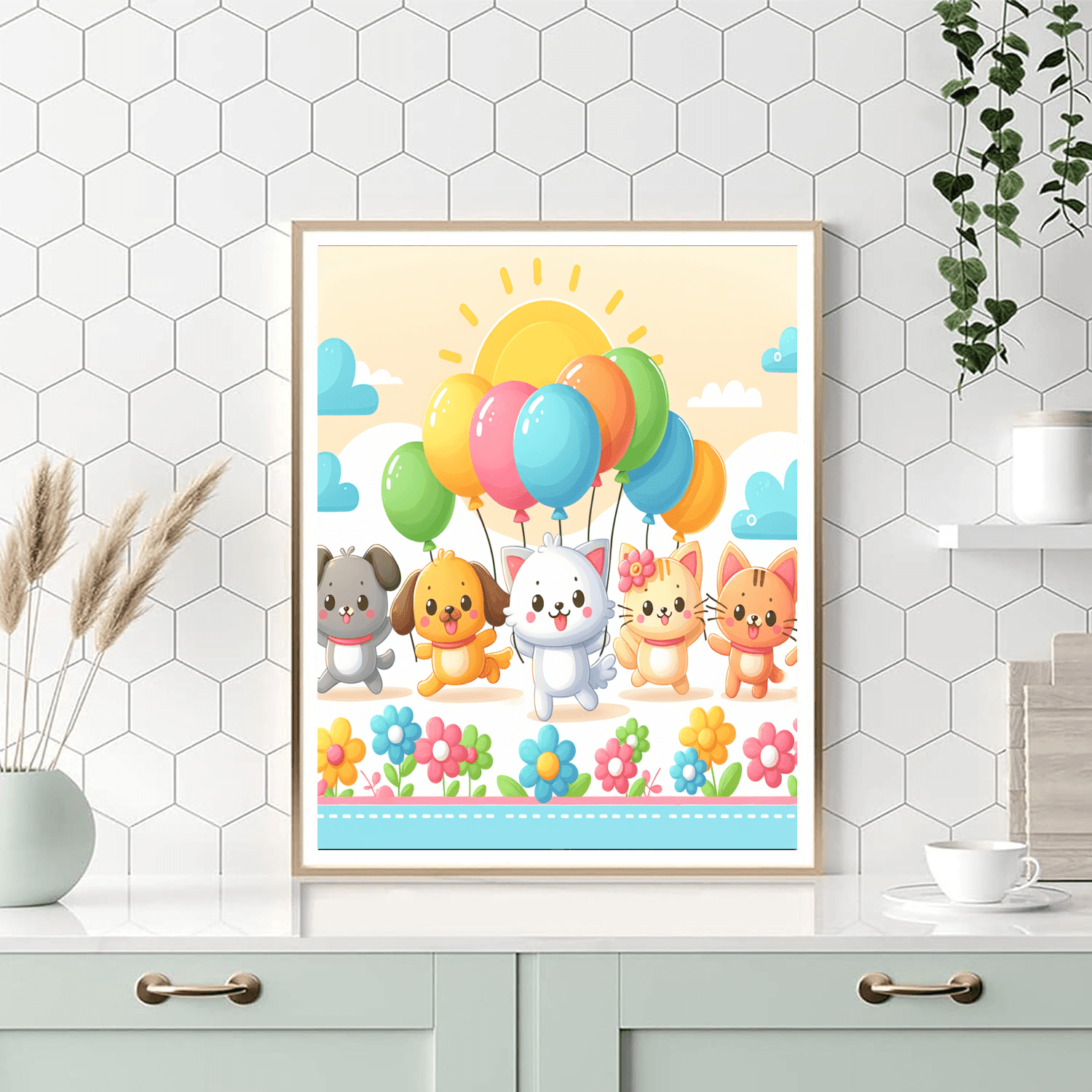 Cuddly Animal Parade Paint By Numbers Kits