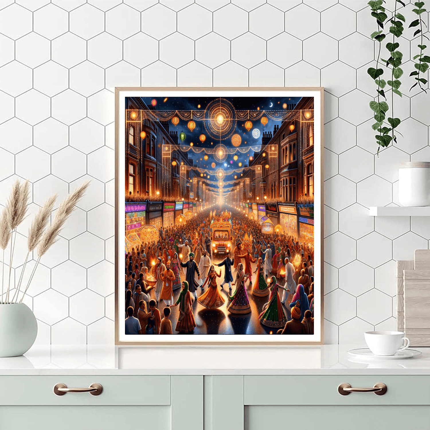 Diwali Lights Festival - Leicester Numbered Painting Kits