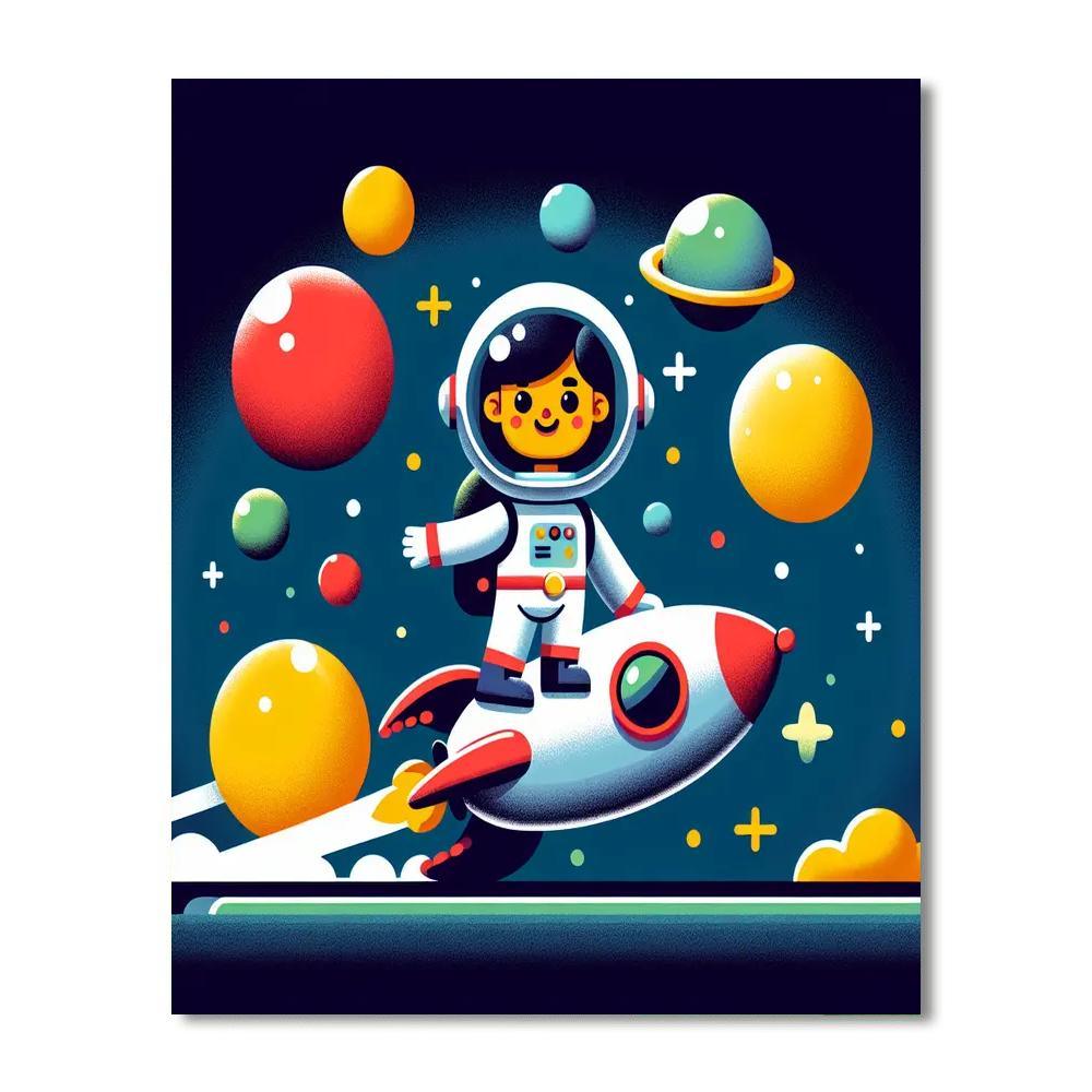 Space Adventure Mission Paint By Numbers Kits